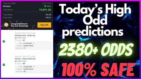 high odd prediction tips|Free football predictions with high odds .